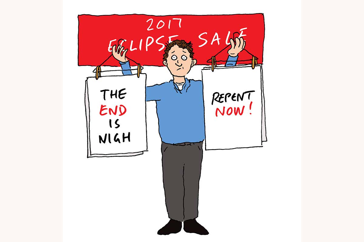 End of world cartoon