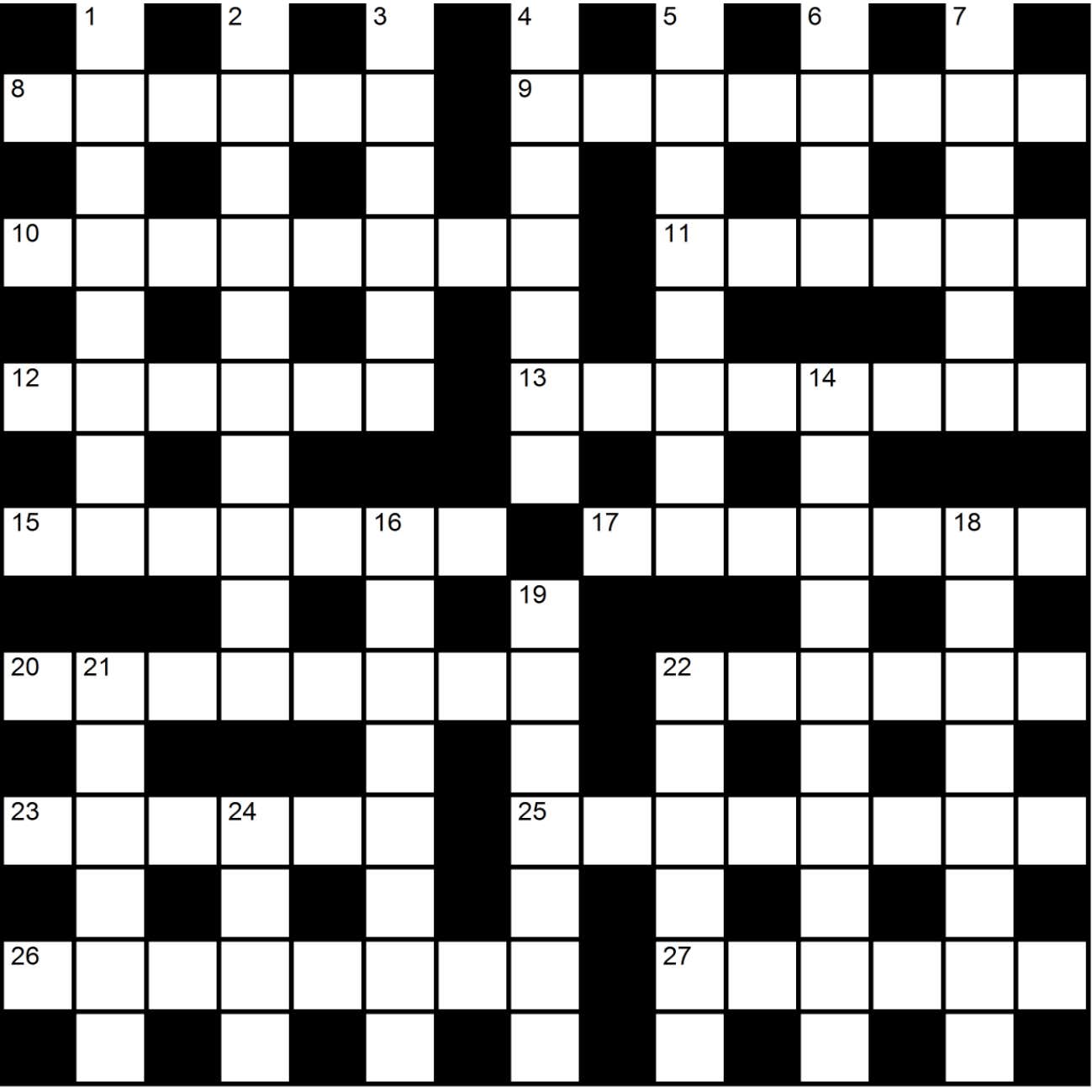 Crossword #9
