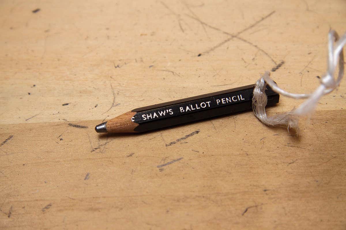 ballot pencil