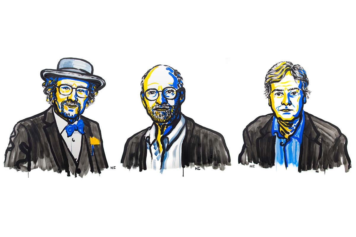 Portrait of Nobel laureates