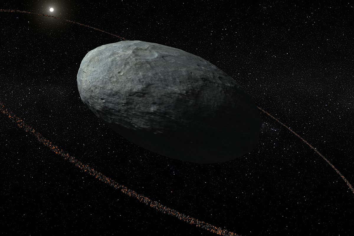 Distant dwarf planet near Pluto has a ring that no one expected