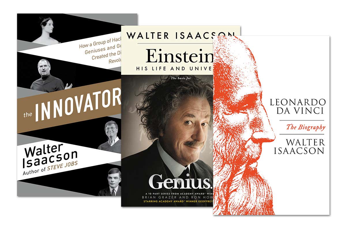 Win signed books about Leonardo da Vinci and Albert Einstein