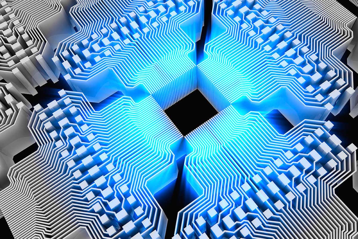 Quantum chip artwork