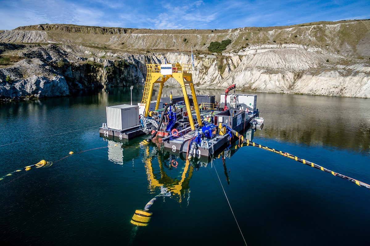 Robotic underwater miners can go where humans can't
