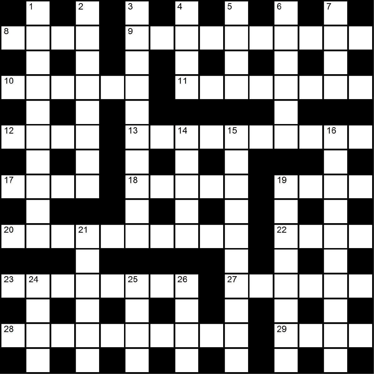 Crossword #12