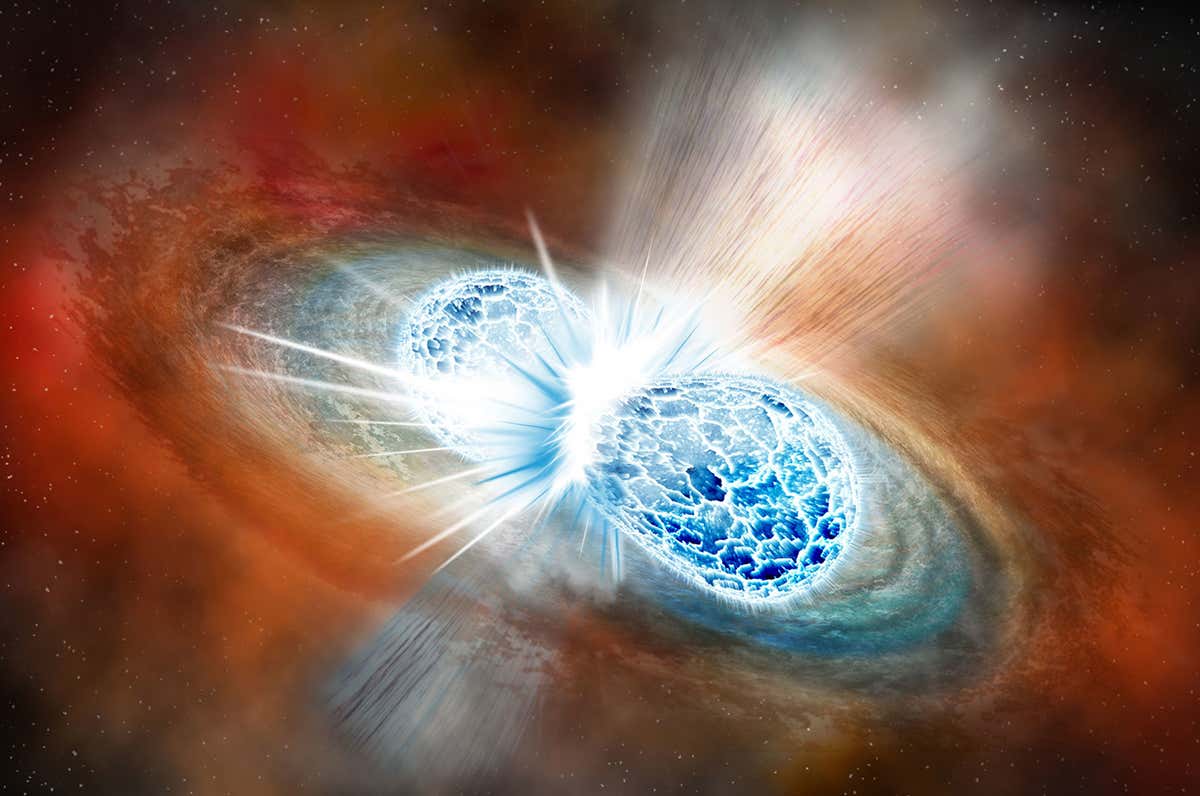 Giant star smash-up may have made the biggest neutron star ever