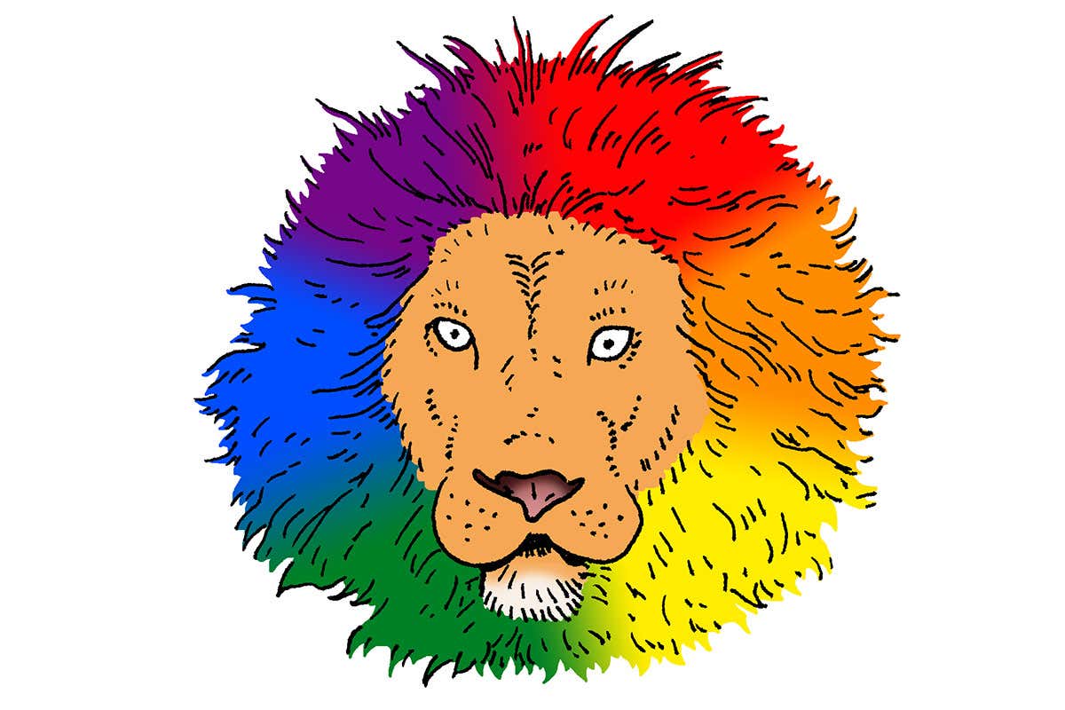 lion cartoon