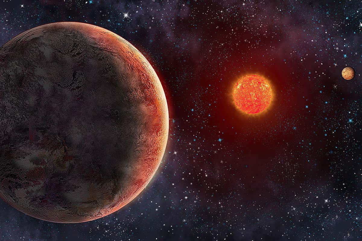 Artist’s impression of GJ273 star system