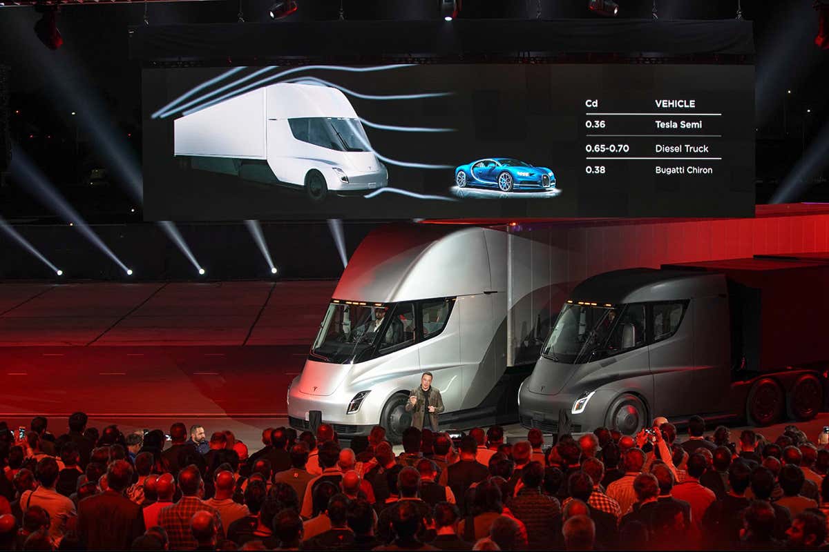 Tesla's new trucks