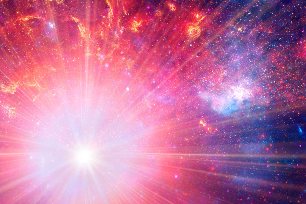 A big explosion in space