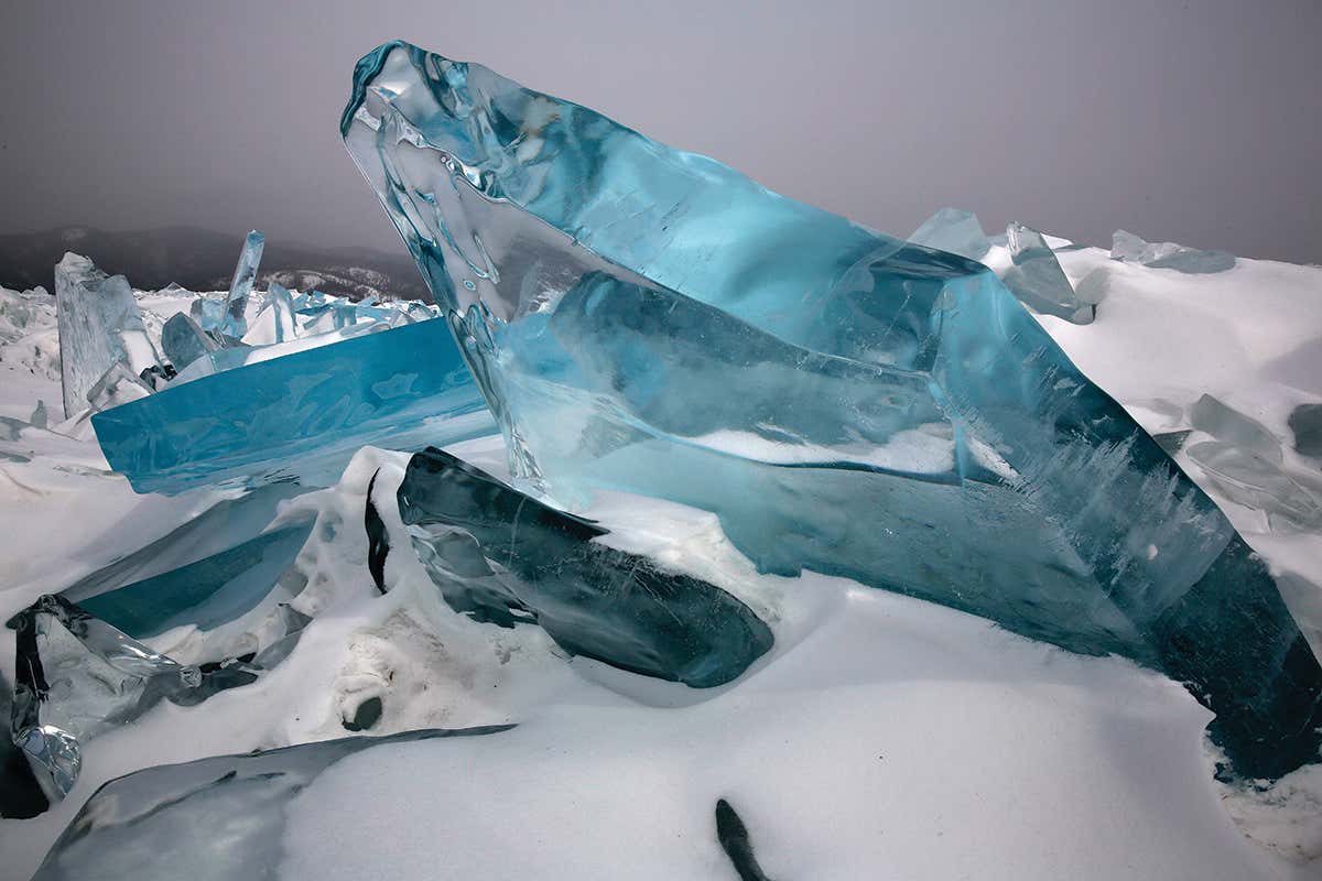 Lake Baikal ice