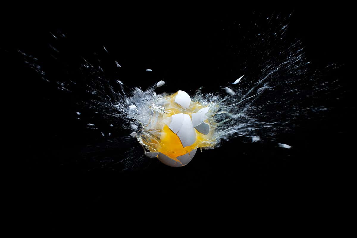 Superheated water makes microwaved eggs explode when you dig in