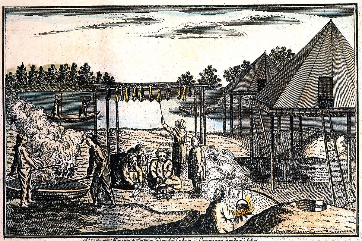 old pic of Okhotsk in Russia