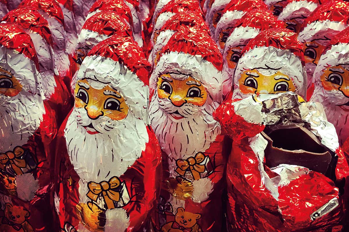 chocolate Santas