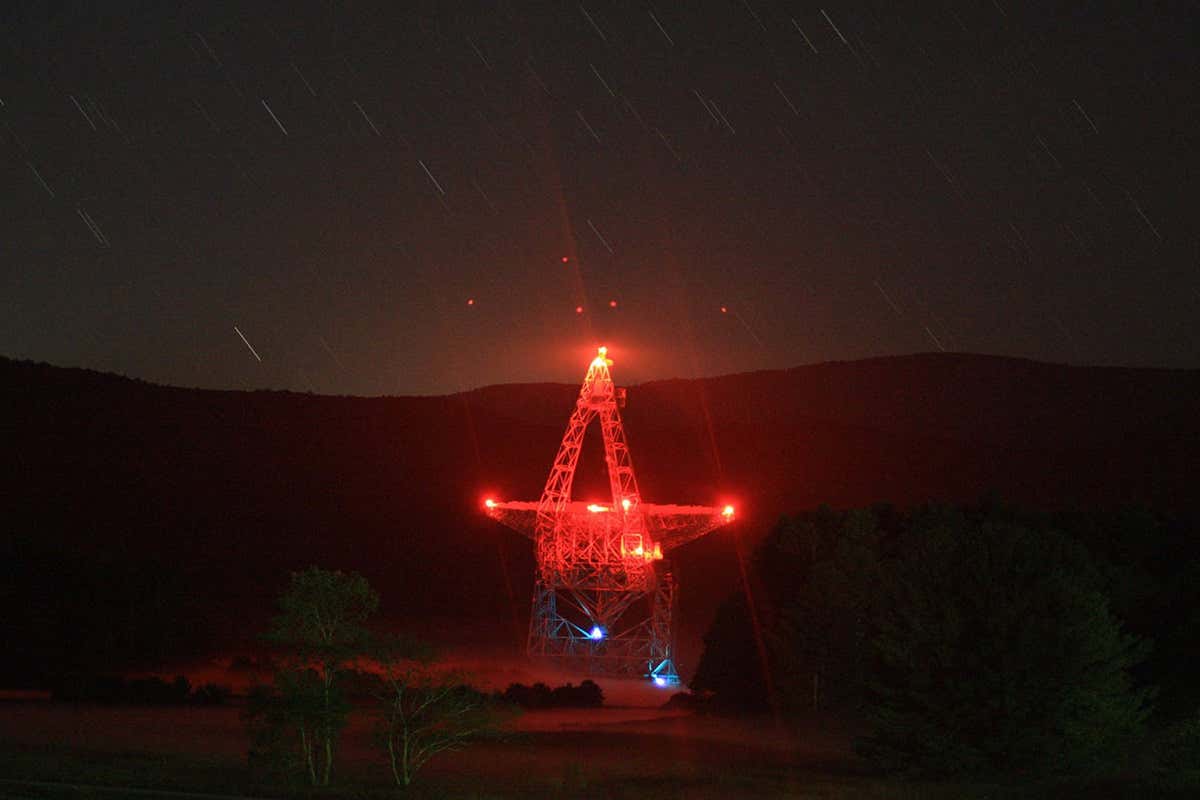 The Green Bank Telescope in West Virginia