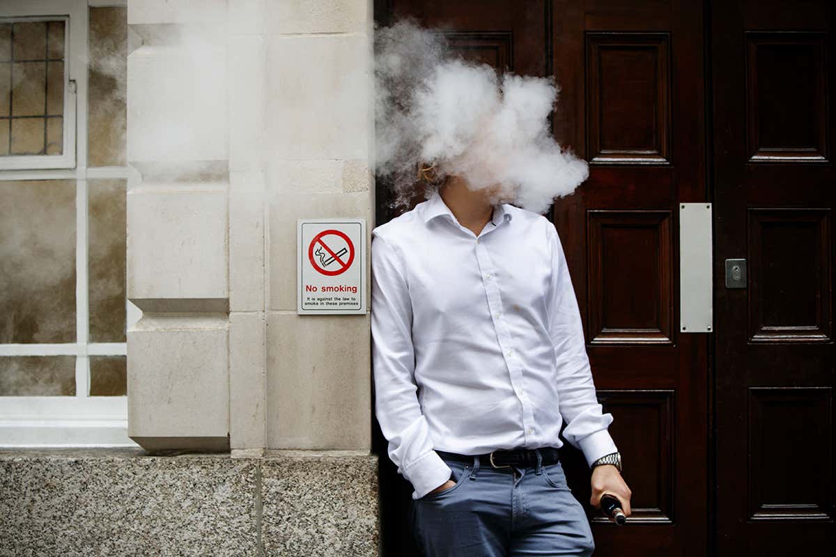 Vaping could cause cancer – but it’s still safer than smoking