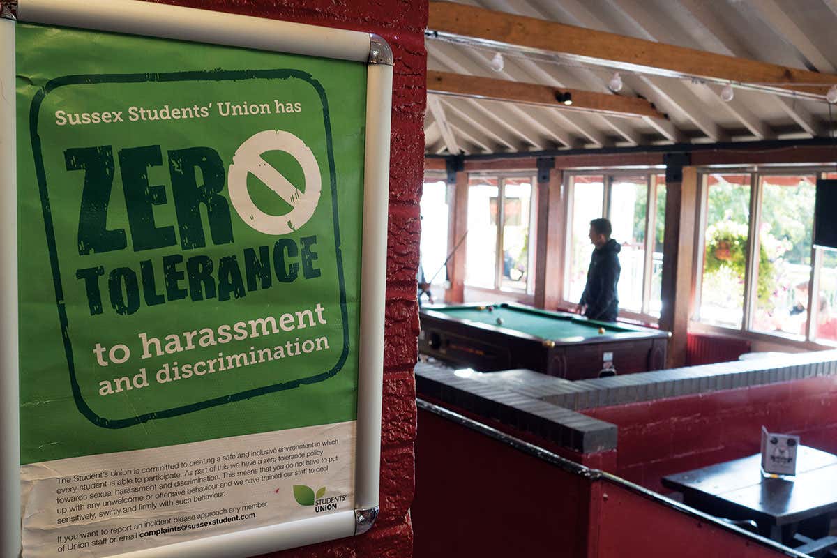 Sign in Sussex student union