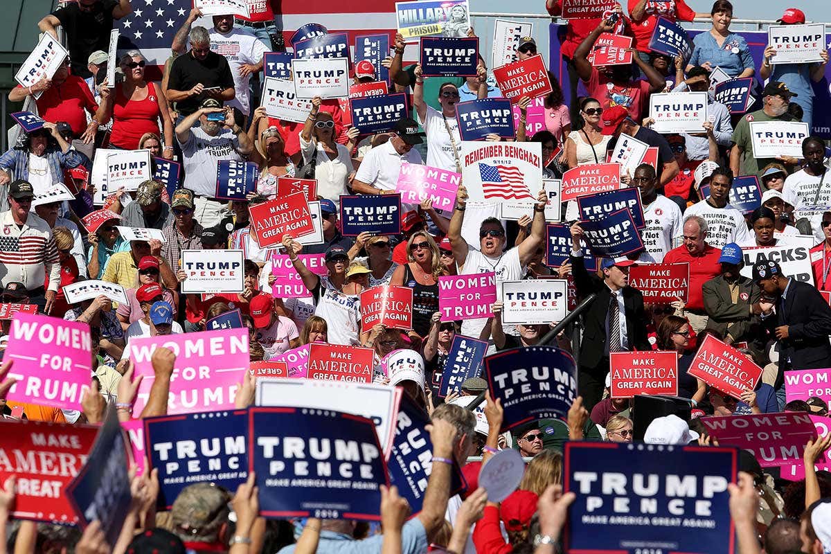 A rally for Donald Trump