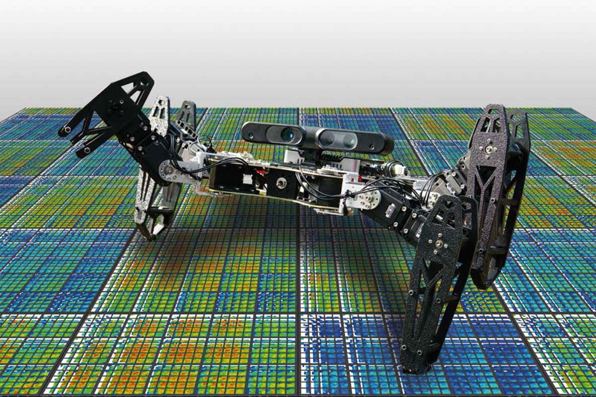 Robot with four legs