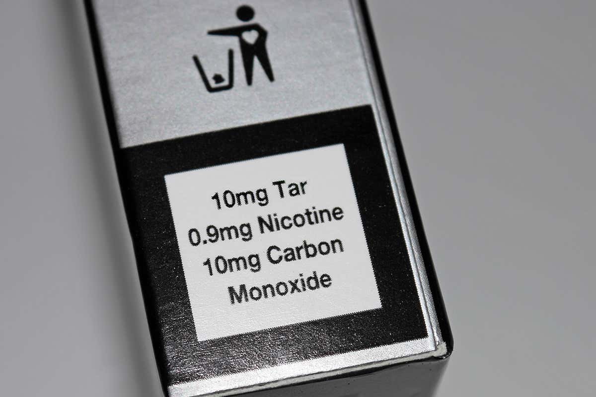 A packet of cigarettes