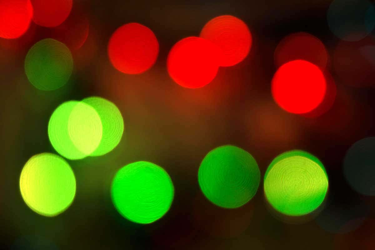 Red and green lights