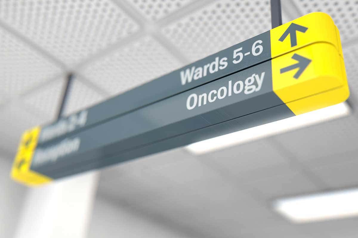 Hospital oncology sign