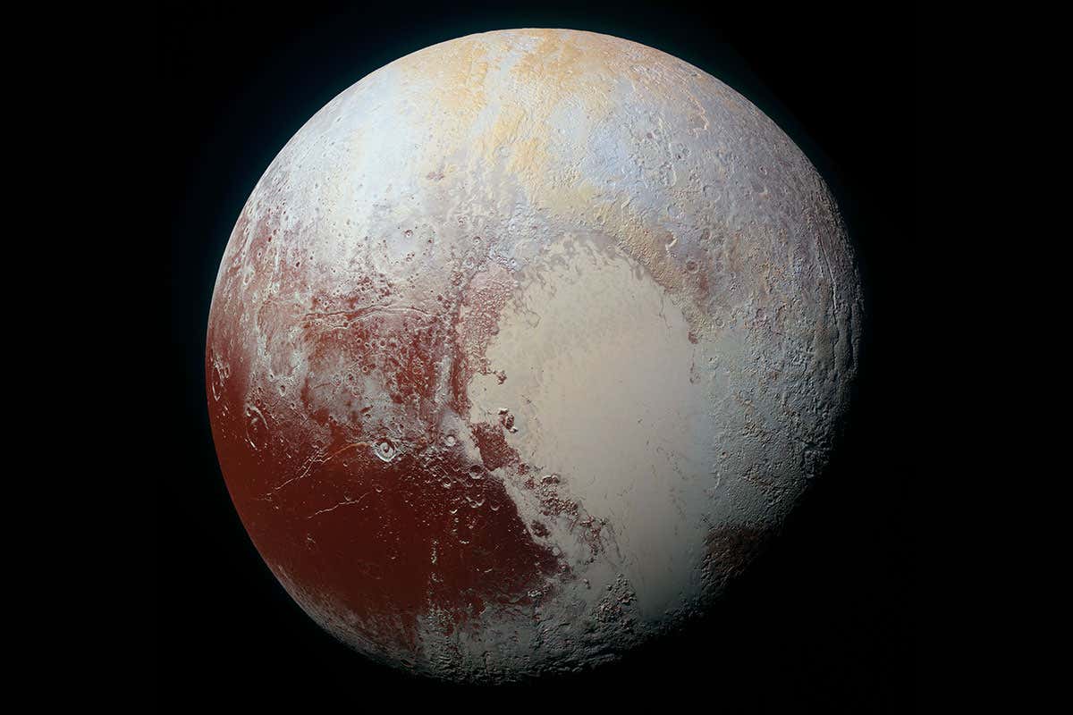 Gooey nitrogen ice may make Pluto’s crater-free heart look young