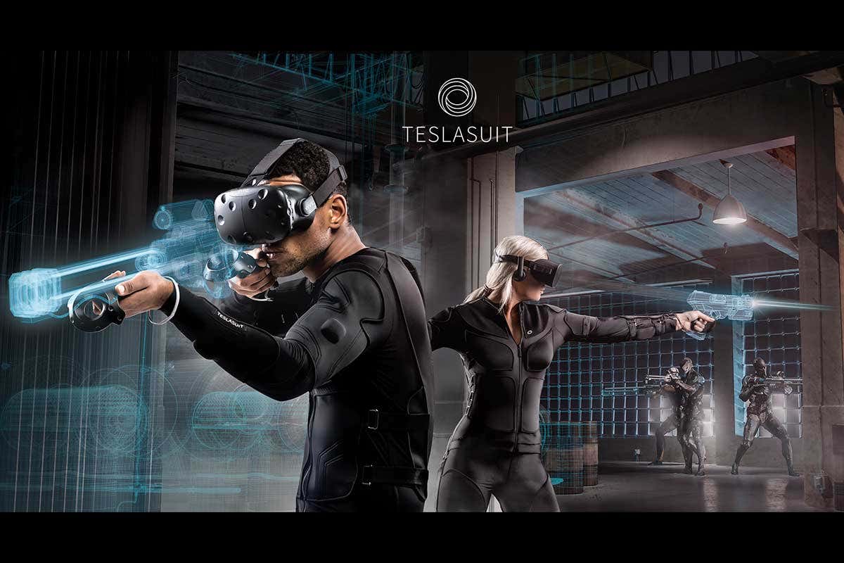 Suit that gives you electric shocks makes VR more realistic