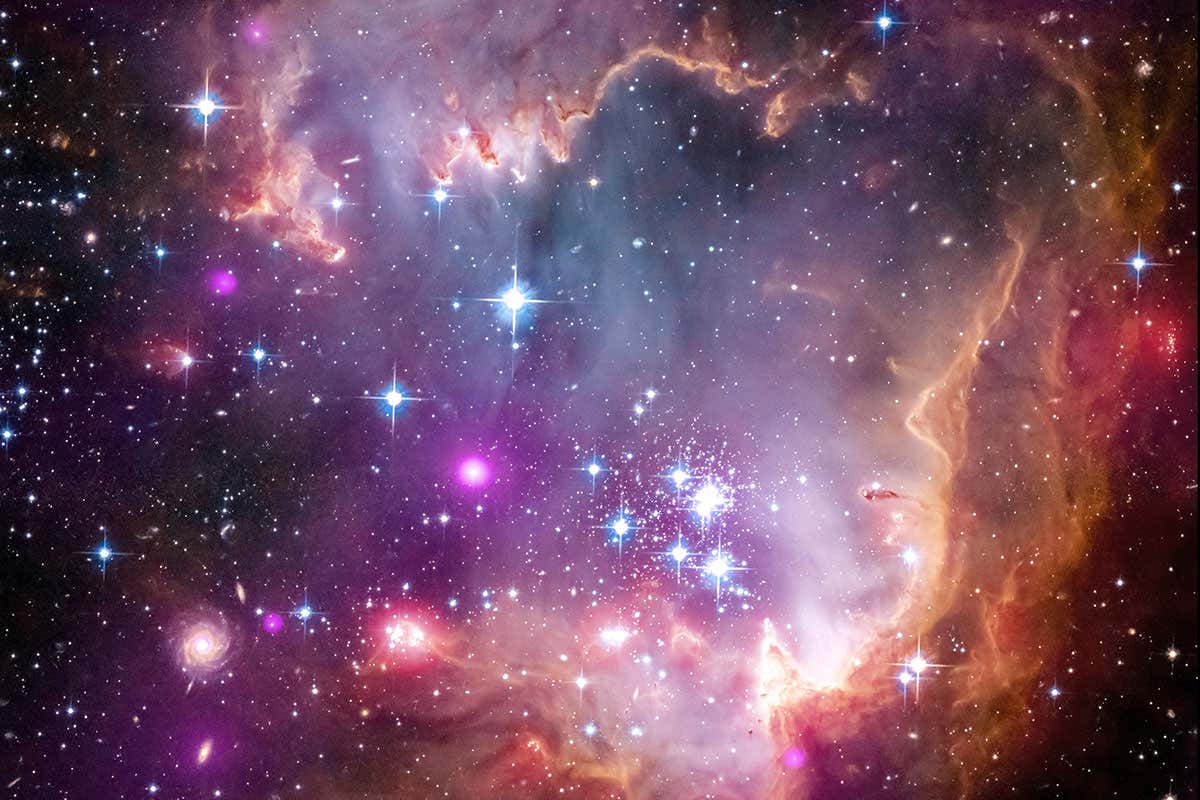 Shredded galaxy is disintegrating before our eyes after smash-up