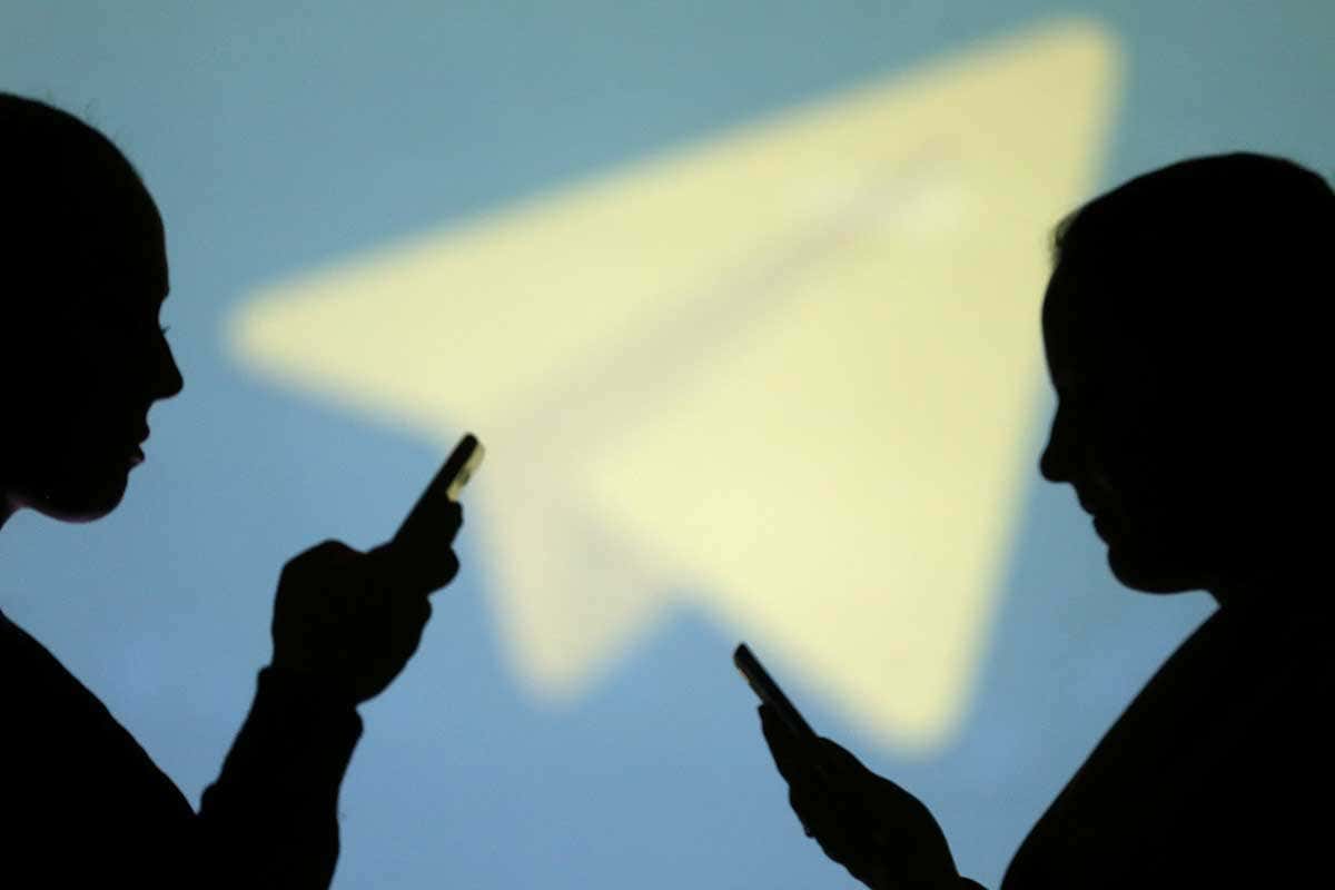 Silhouettes with mobiles