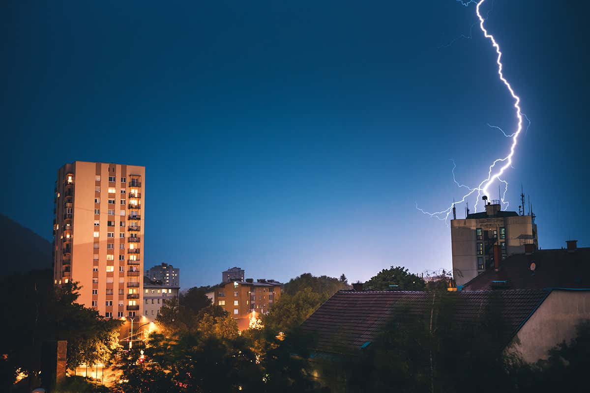Lightning strike