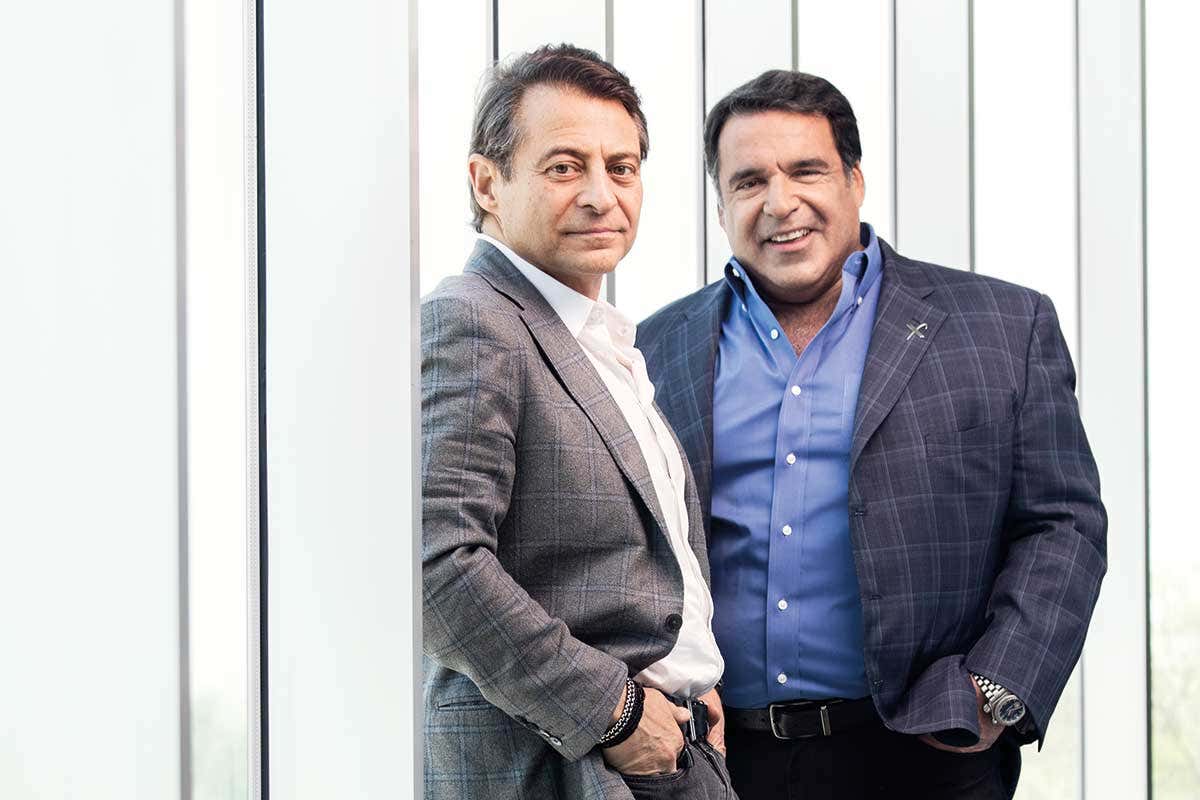 Peter Diamonds and Bob Hariri