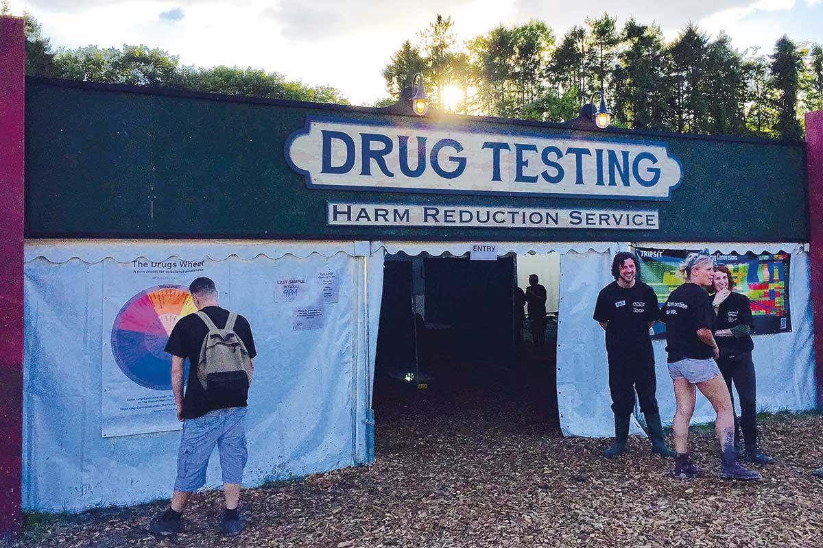 Drug Testing Tent