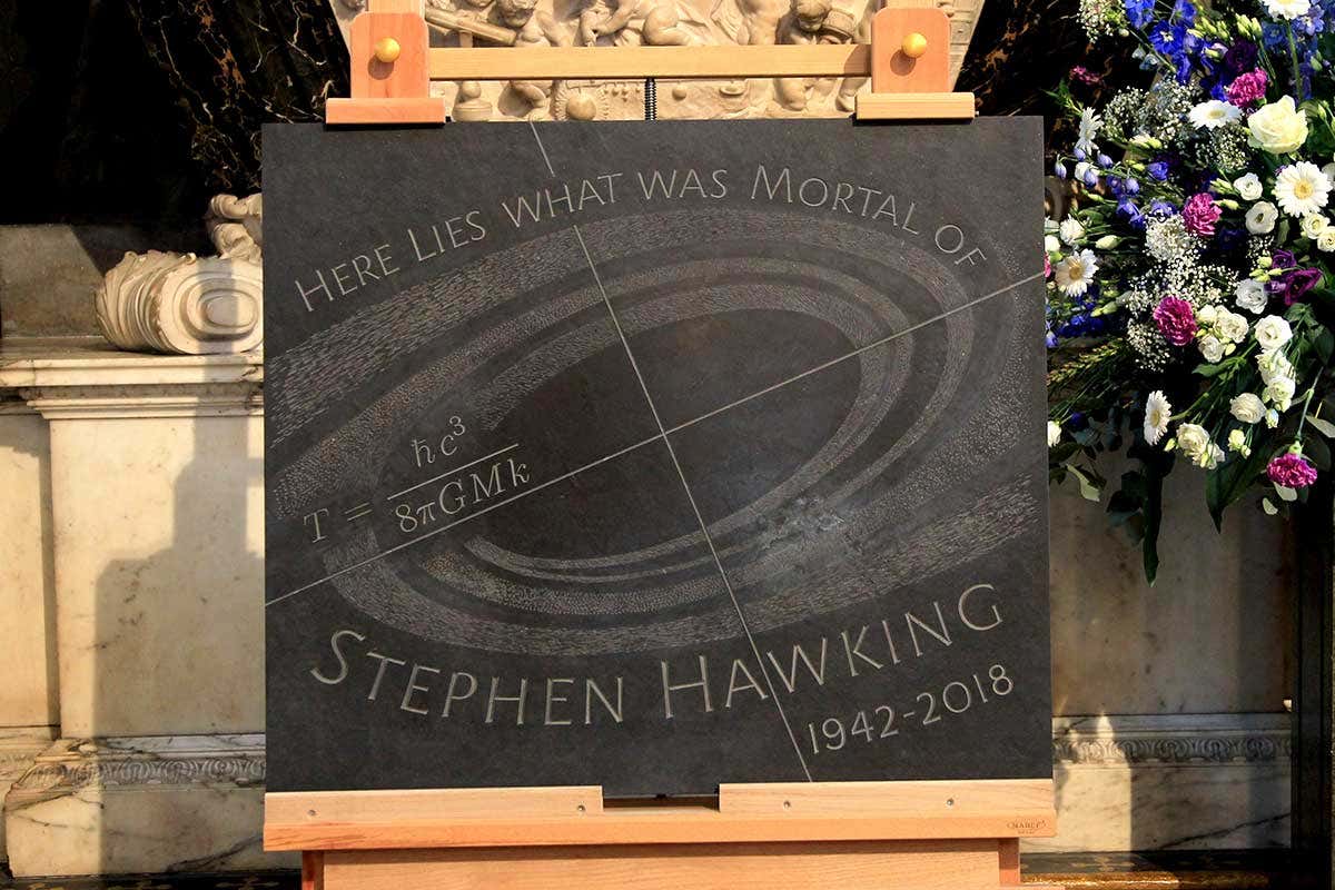 Hawking's headstone