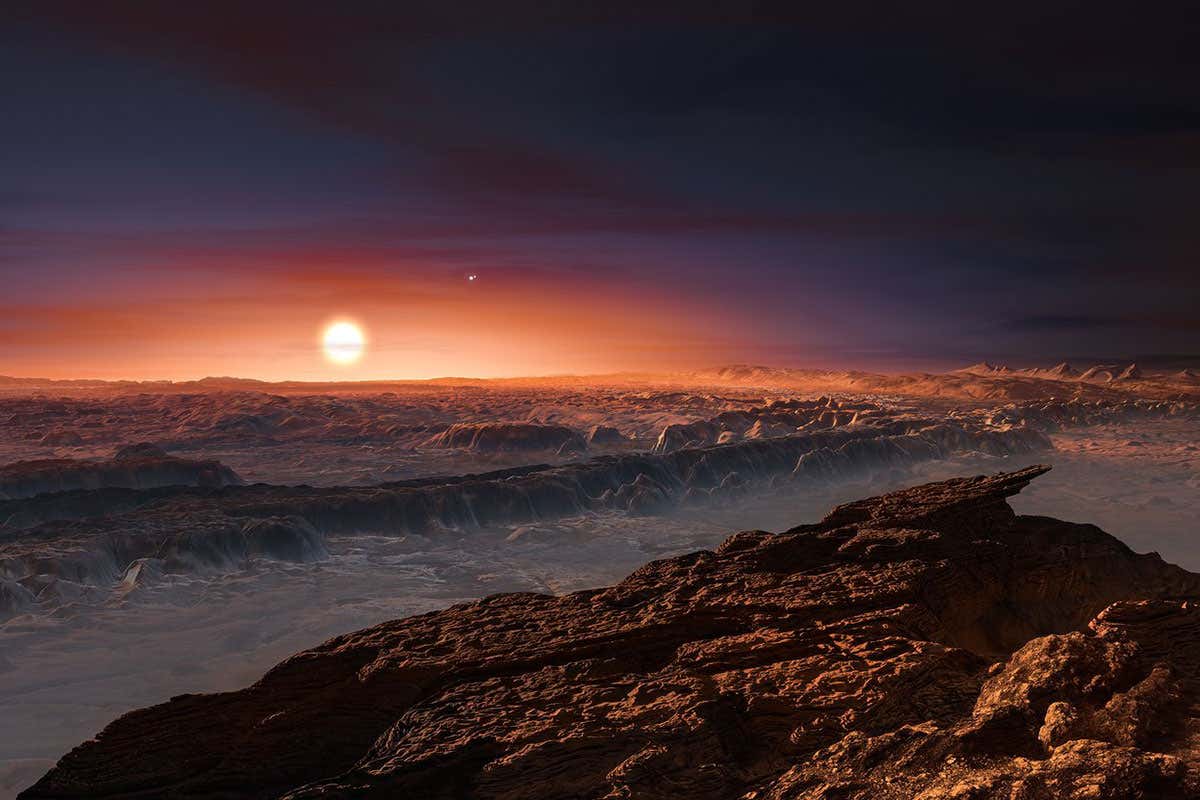 Artist's impression of Proxima Centauri b