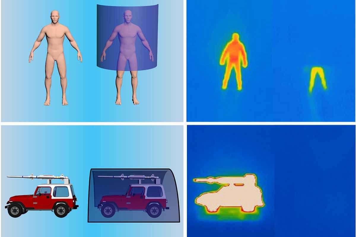 Stealth sheets can make you appear invisible to infrared cameras