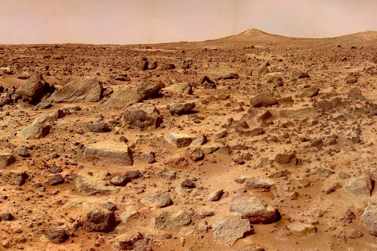The surface of Mars
