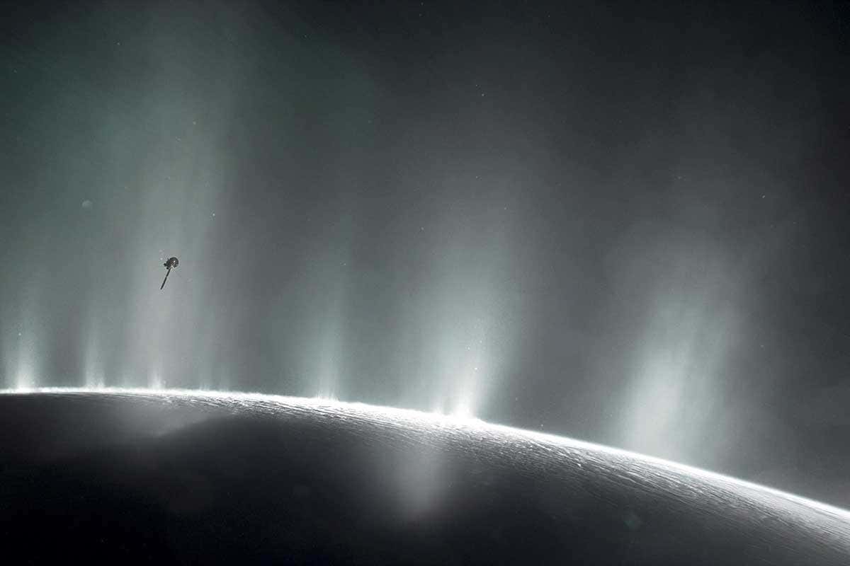 Enceladus plumes