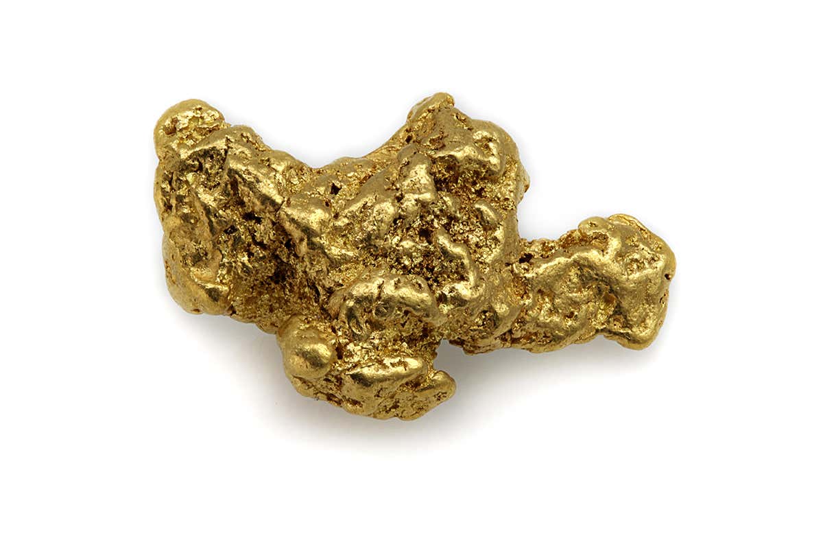 A lump of gold