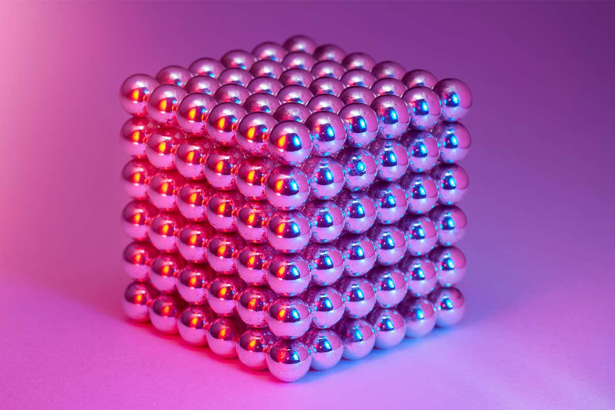 Watch magnets organise themselves and then leap into the air