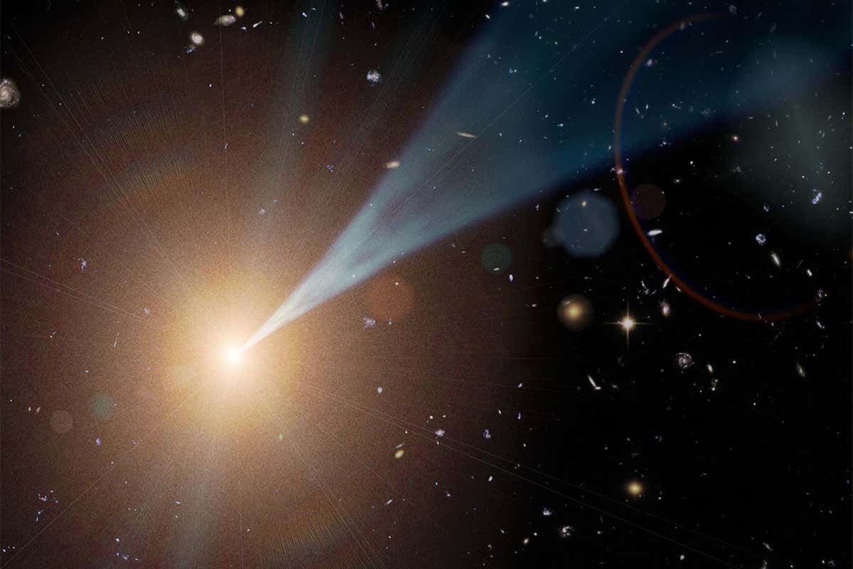 Violent black holes spit neutrinos at Earth and we finally caught one