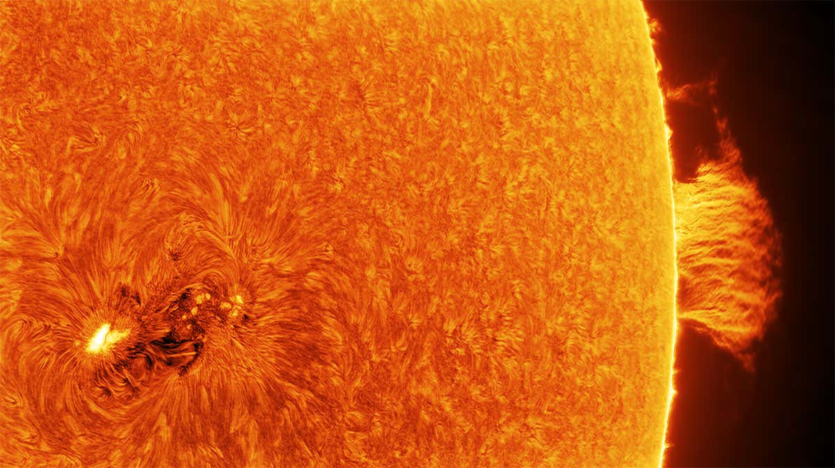 AR 2665 and Quiescent Prominence