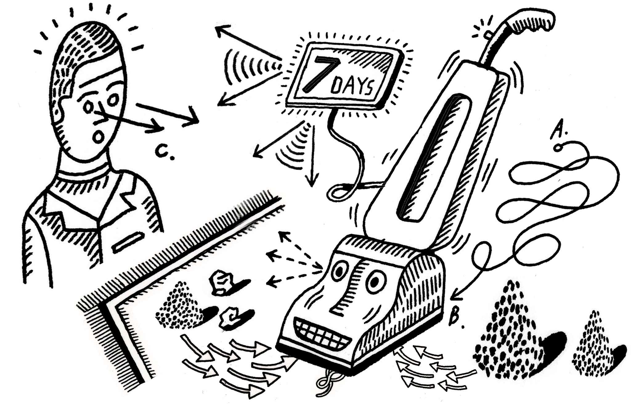 vacuum cleaner cartoon