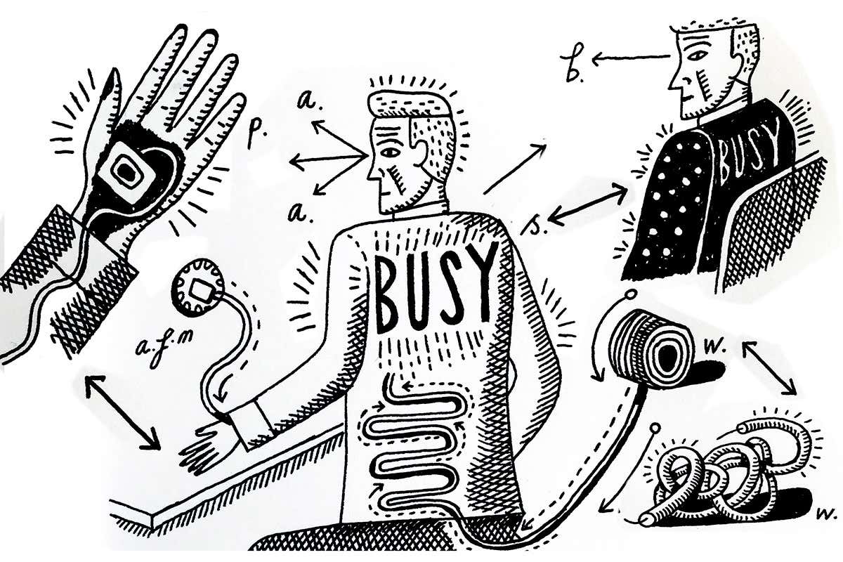 electronic jacket cartoon