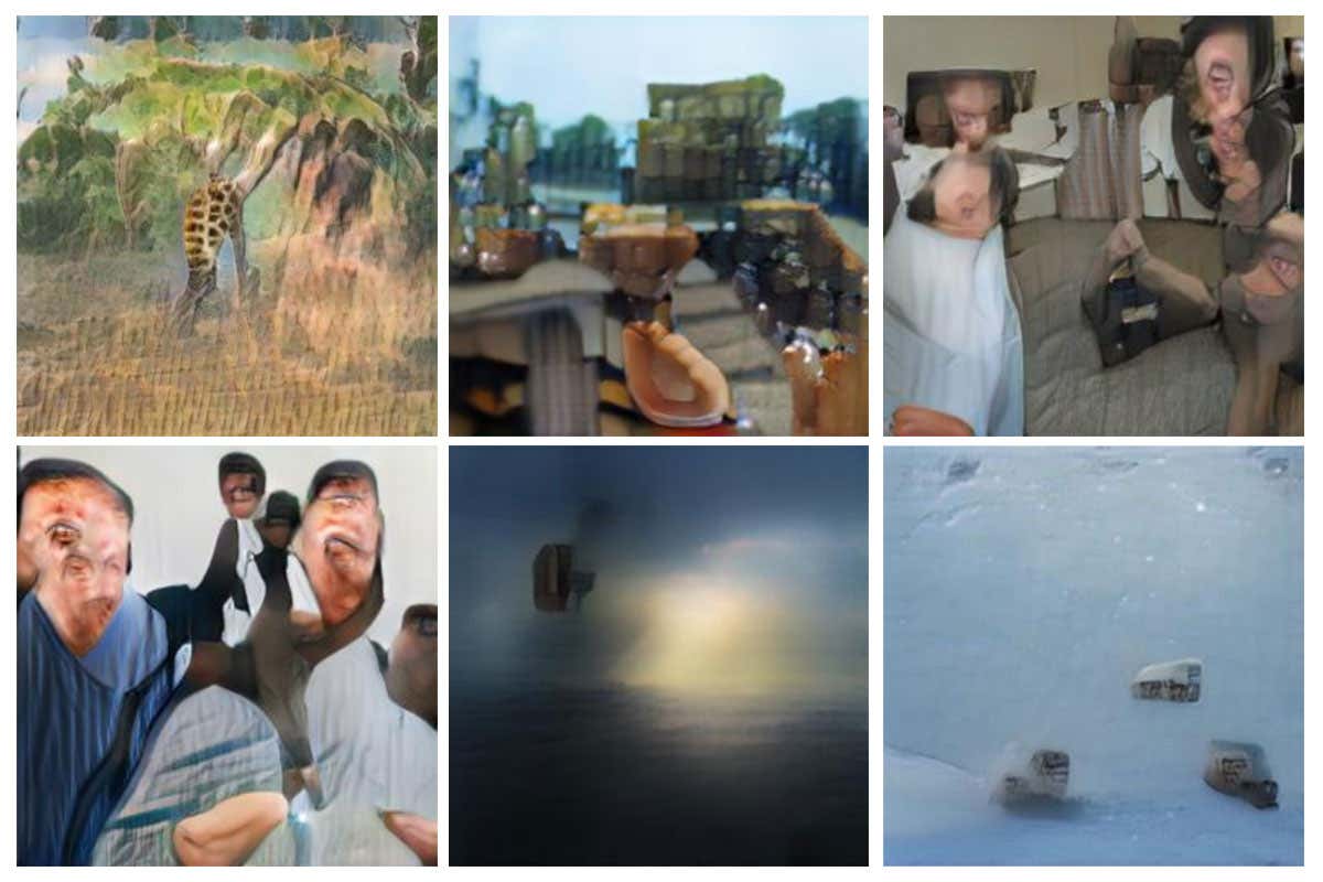 Six pictures drawn by AI.