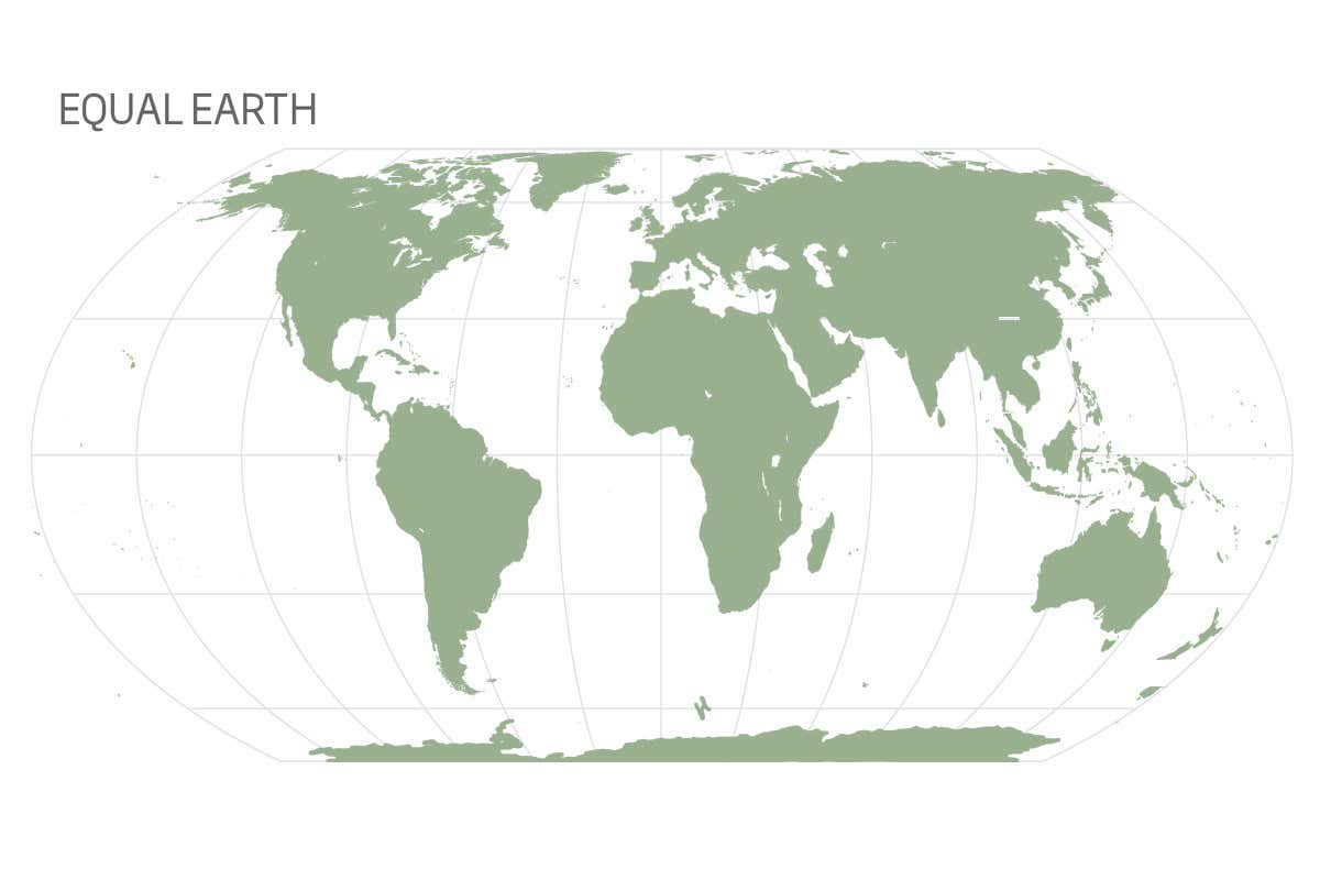 New world map is a more accurate Earth and shows Africa's full size