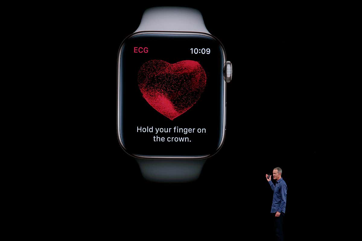 The fourth-generation Apple Watch