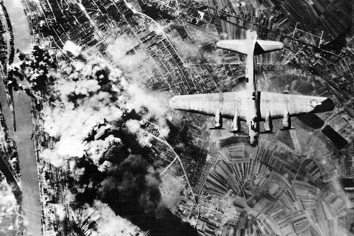 Shockwaves from second world war bombs rattled the edge of space