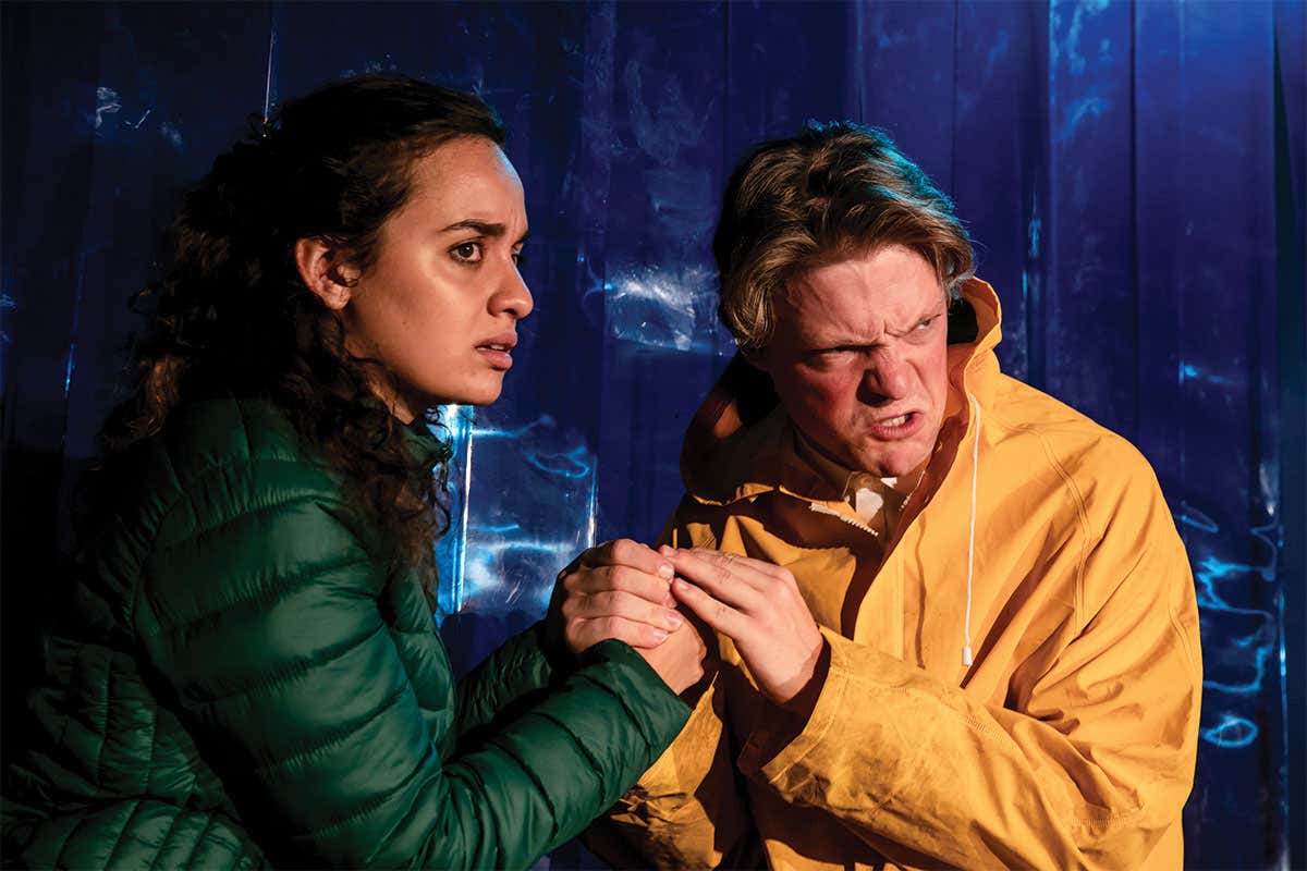 Actors Nadi Kemp-Sayfi and Sam Redway