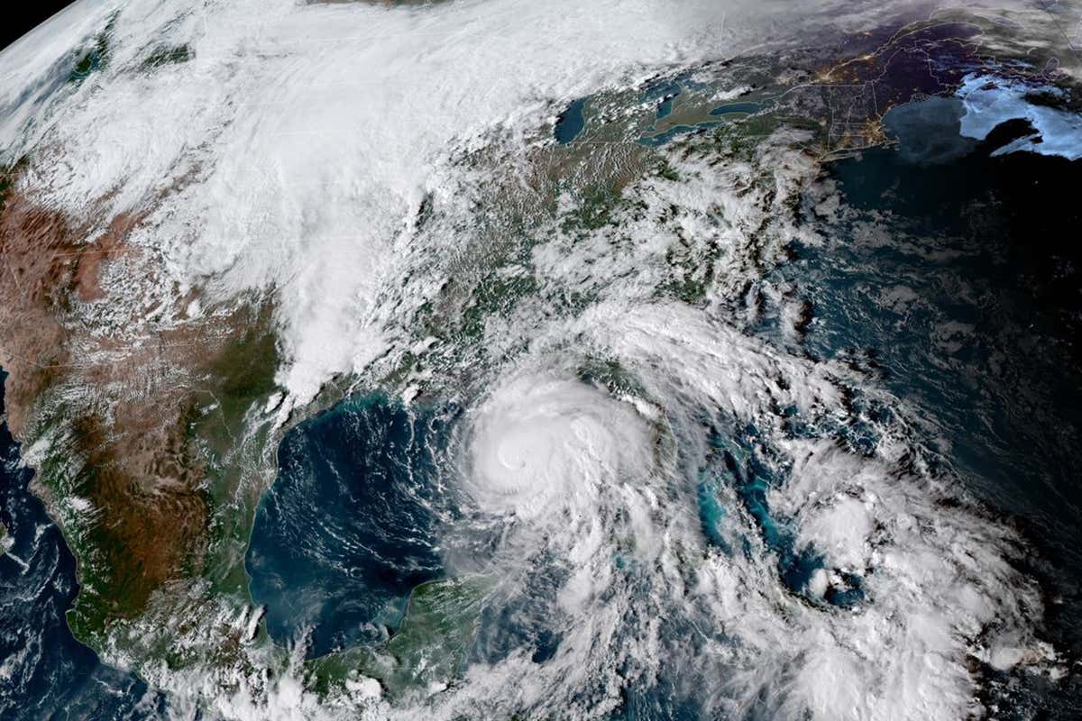 The eye of storm michael